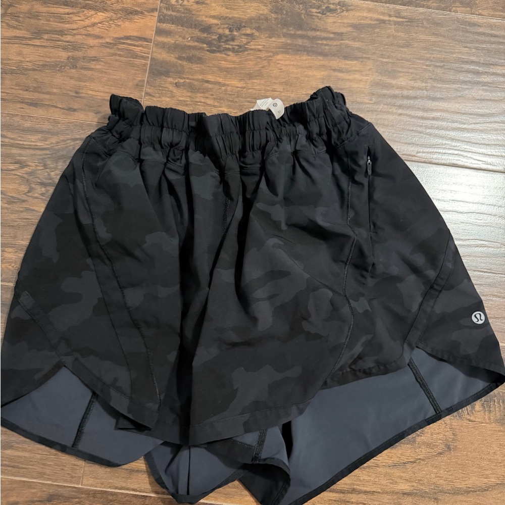 lululemon athletica Black Camo Athletic Shorts